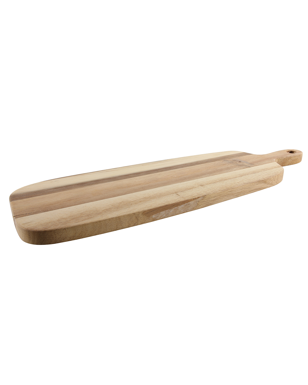 Langes Schneide- und Servierbrett 45 cm – Fronda Sano – braun, Akazienholz