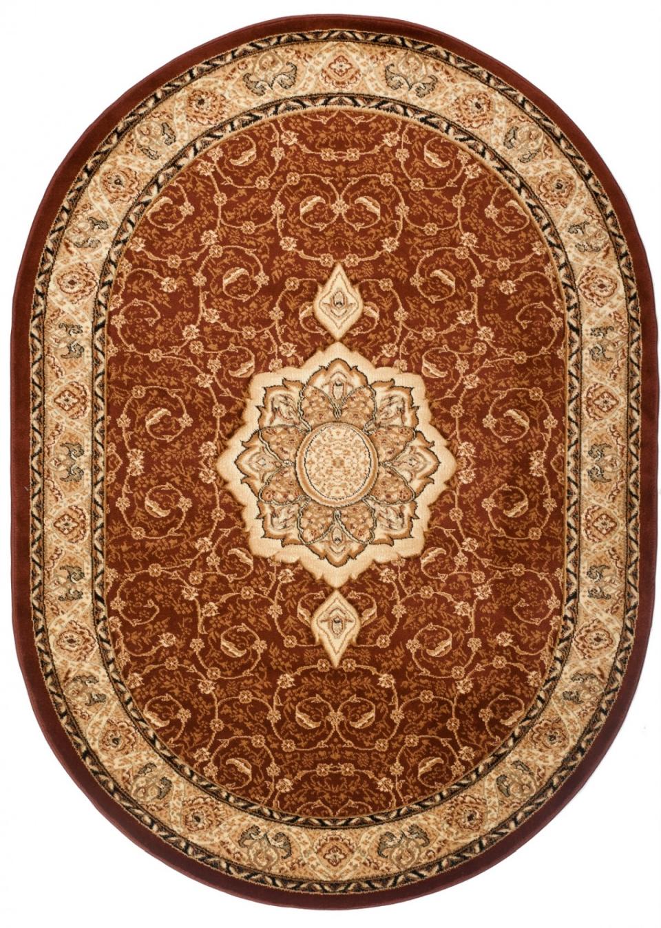 Teppich Oval Orientalisch Braun  5071A YESEMEK