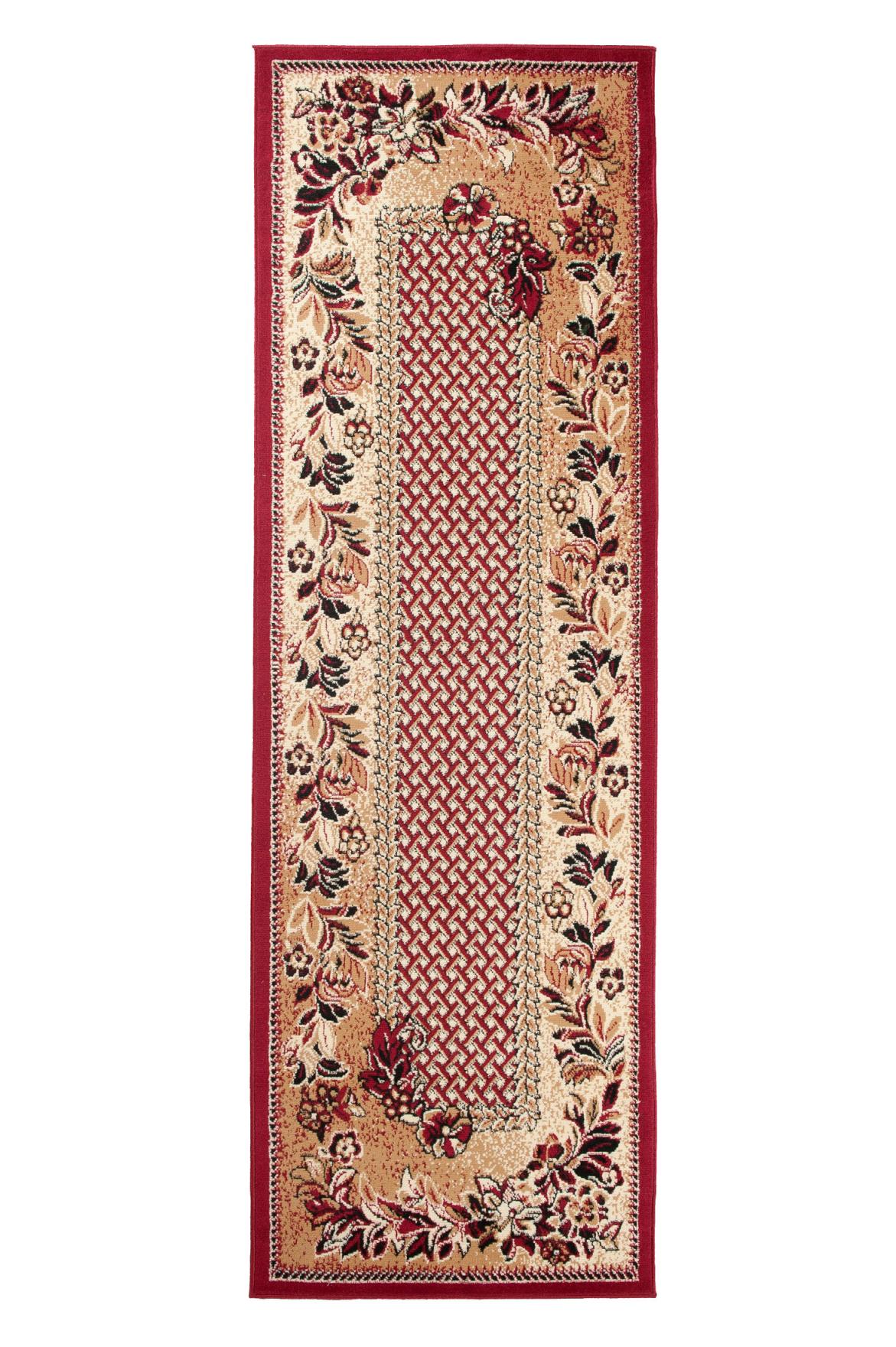 Teppich Rot Floral 7192B ATLAS