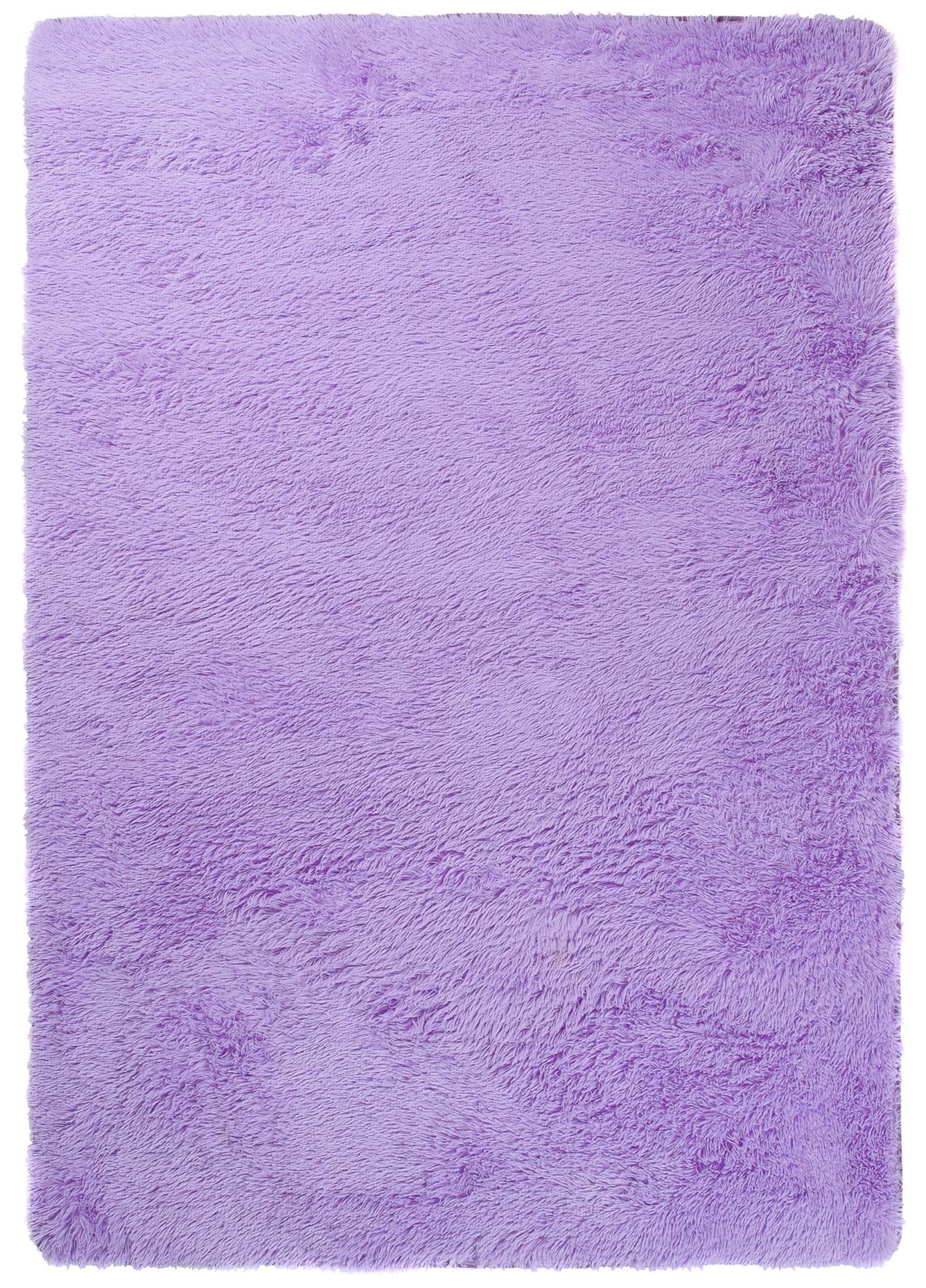 Teppich Lila Einfarbig SOLID SILK