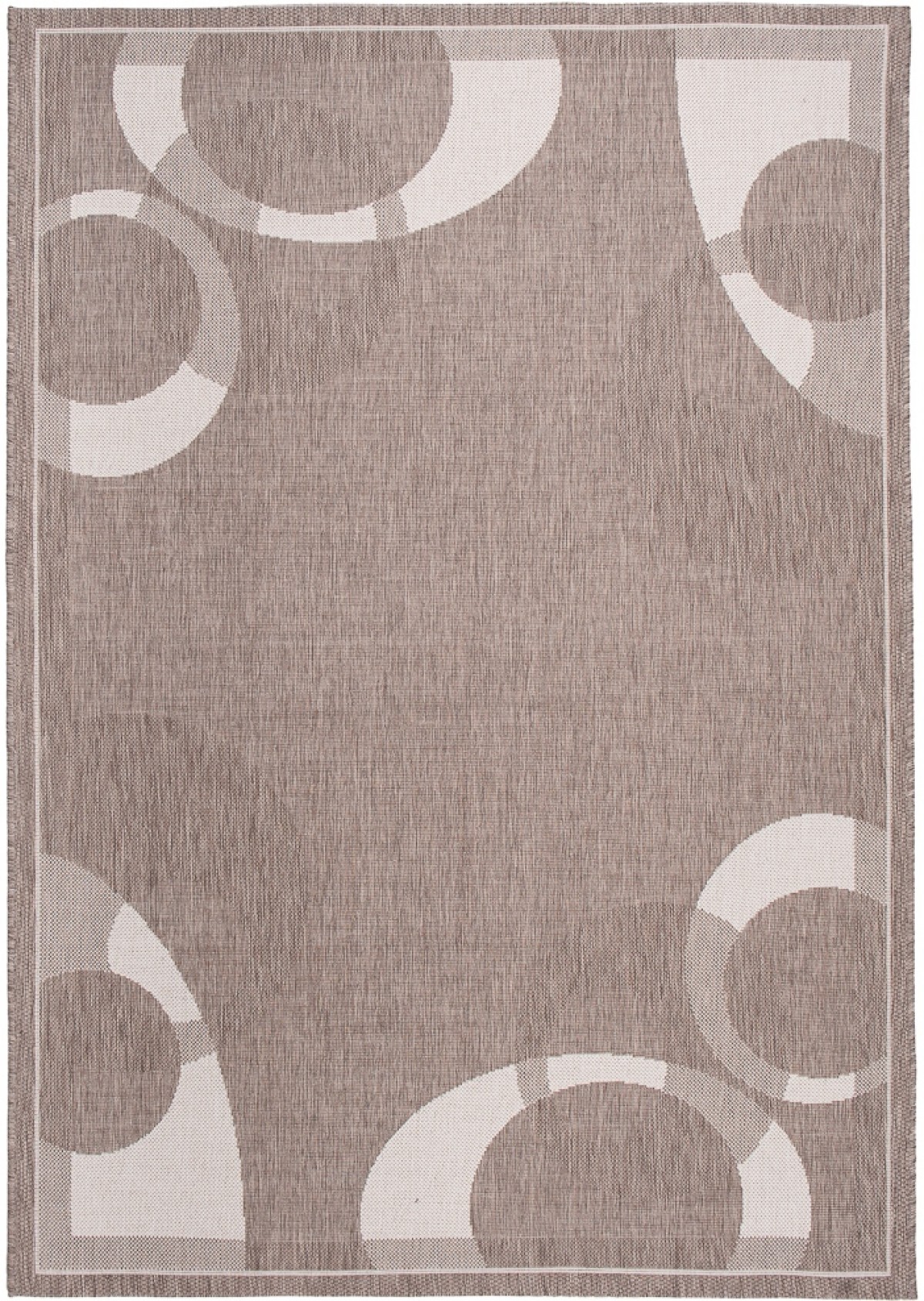 Teppich Modern Grau Boho Rahmen K189A SARI