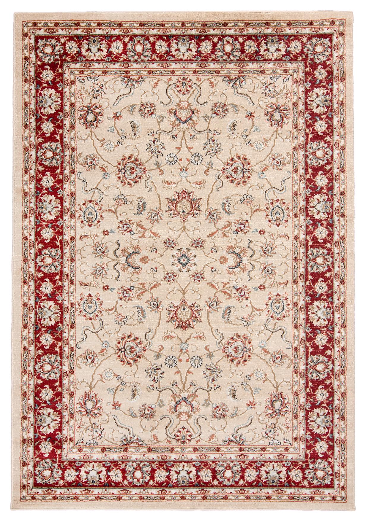 Teppich Orientalisch Beige / Creme Rot  L423A NEMRUT