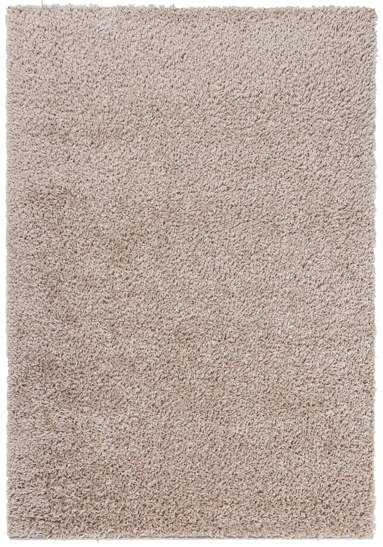 Hochflorteppich Beige / Creme Einfarbig P113A SOHO