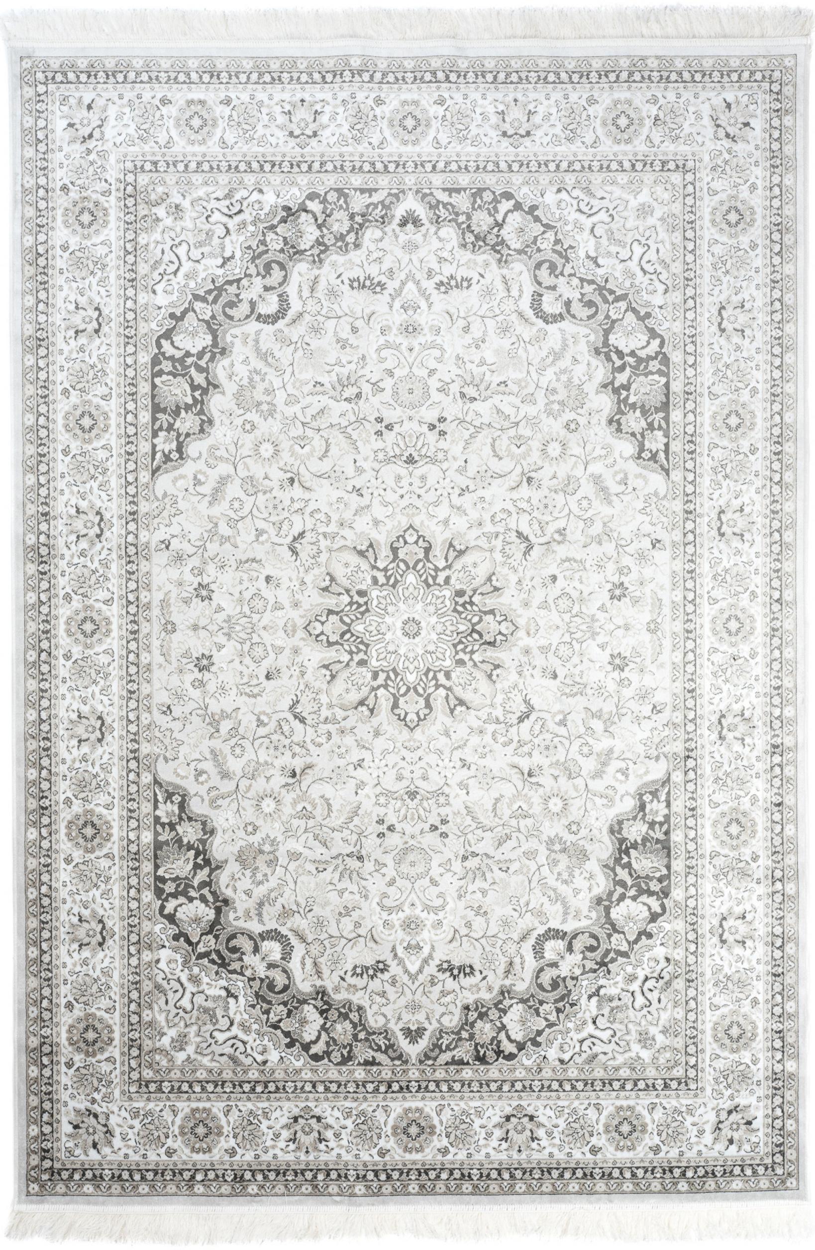 Teppich Orientalisch Beige / Creme Grau Vintage / Shabby 77801 ISPHAHAN