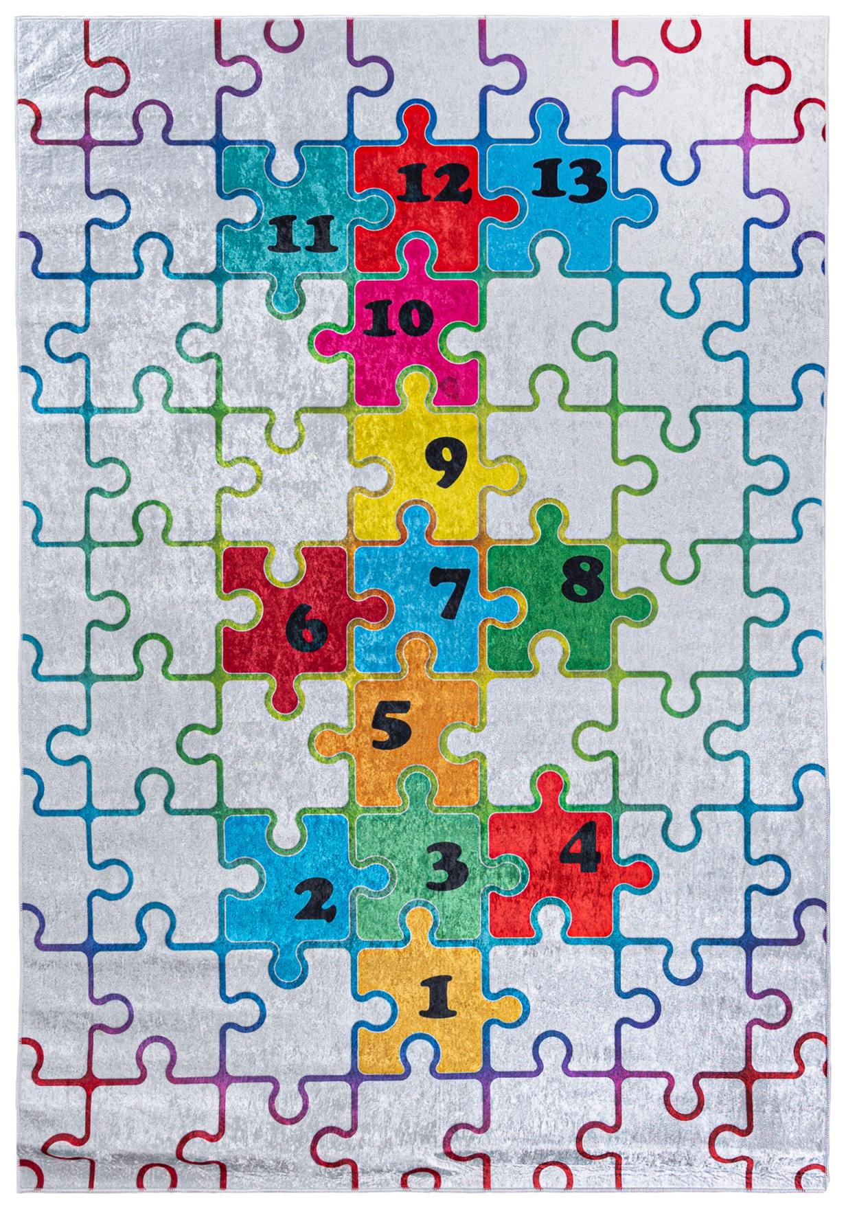 Kinderteppich Multicolor Puzzle 2673 EMMA