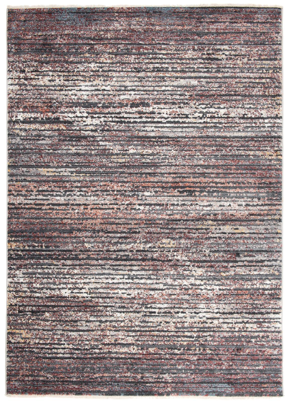 Teppich Modern Grau Streifen 3254A MYSTIC - Streifen, graphit, grau