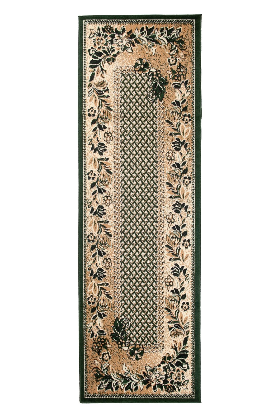 Teppichläufer Grün Floral 7192C ATLAS