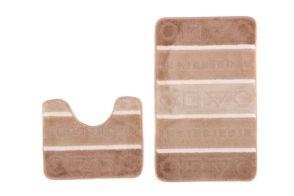 Badteppich 2er Set MULTI B5015 BEIGE