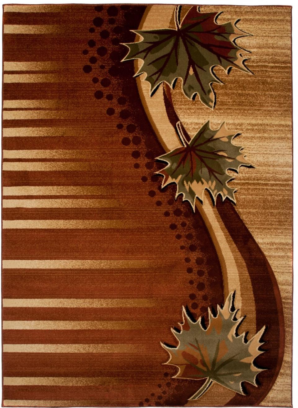 Teppich Braun Floral C657A ANTOGYA