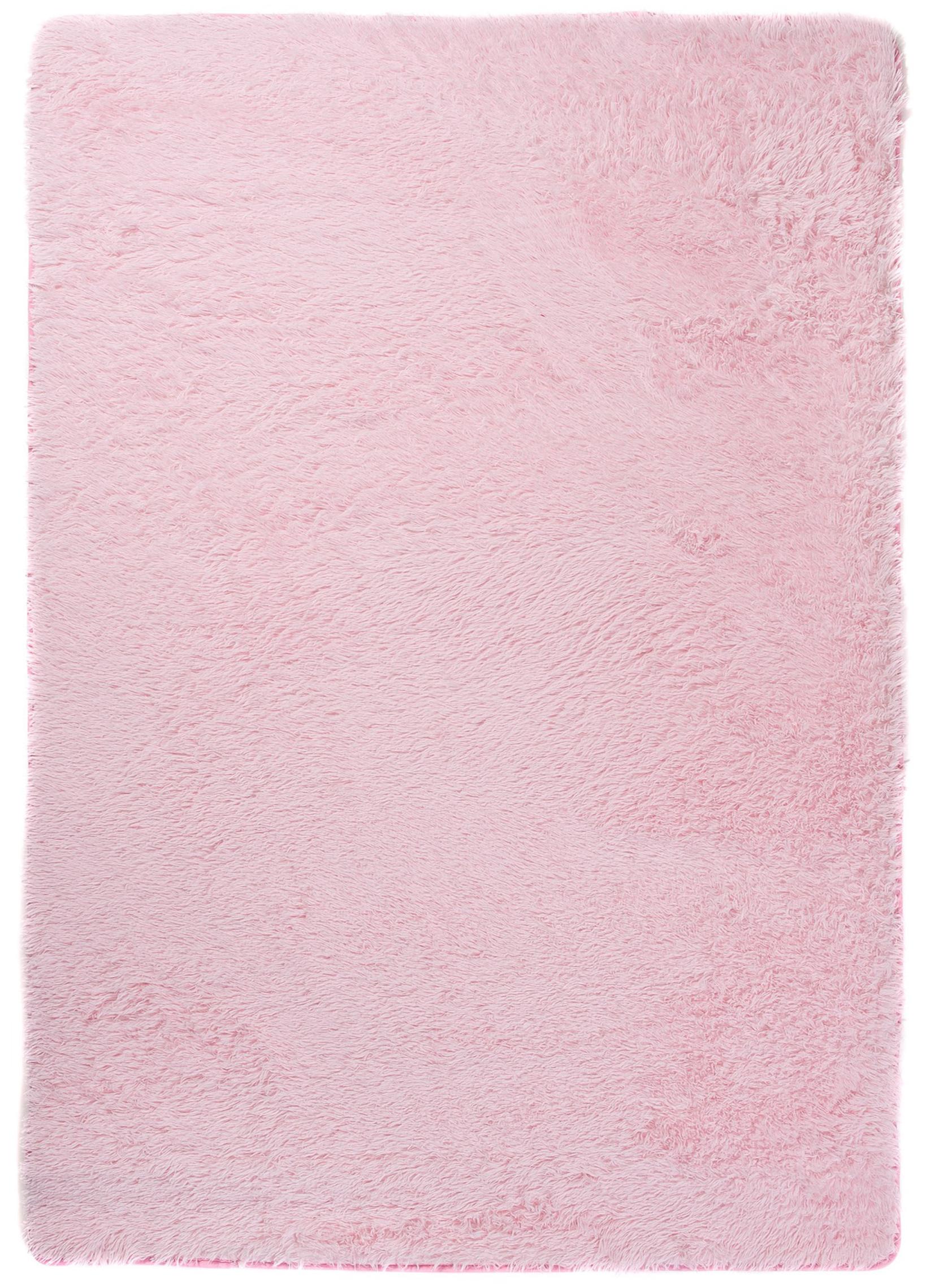 Teppich Rosa Einfarbig SOLID SILK