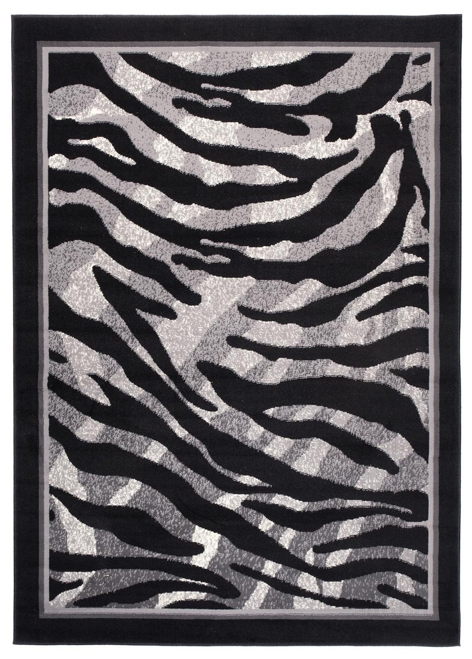 Teppich Modern Schwarz Grau Tiermotive 6601C DREAM