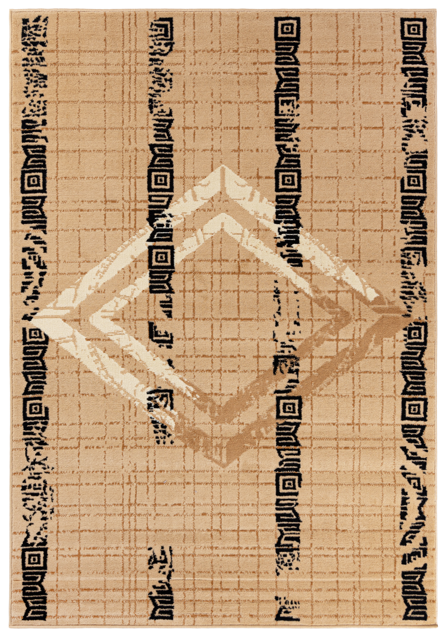 Teppich Beige / Creme Geometrisch FM35B ATENA