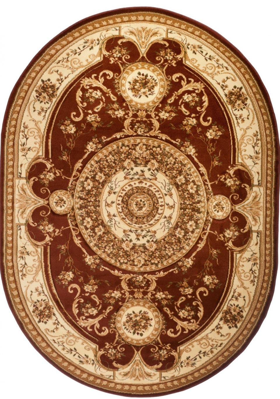 Teppich Oval Orientalisch Braun  6548A YESEMEK