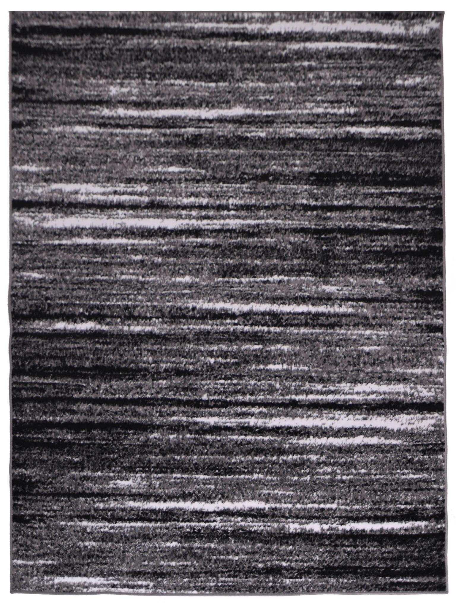 Teppich Modern Grau Abstrakt Streifen Q197A VISION