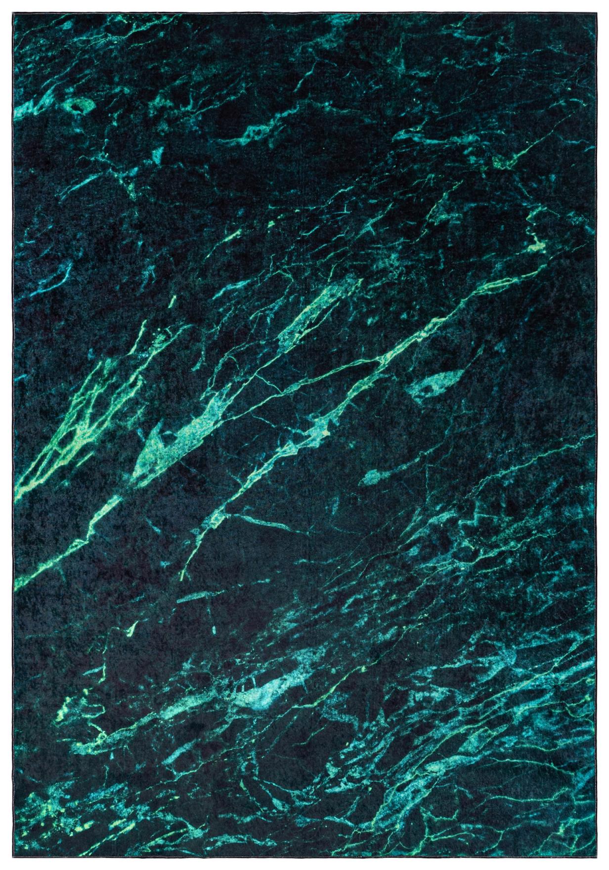Teppich Modern Grün Abstrakt Glamour Marmor 40530 TOSCANA
