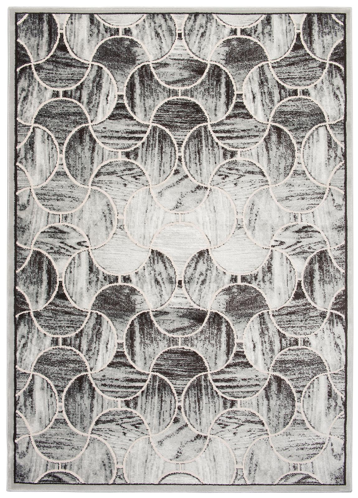 Teppich Modern Grau Geometrisch 70912 TANGO