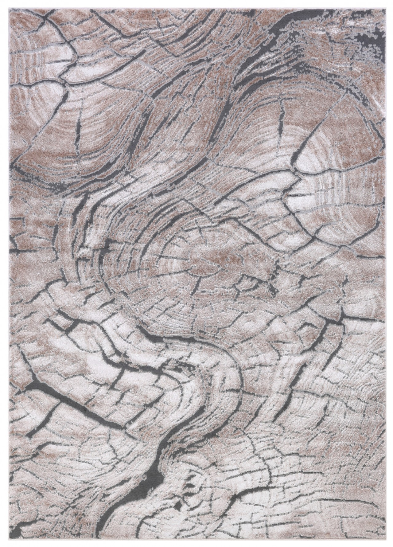 Moderner Teppich - Teramo Grigio - Beige