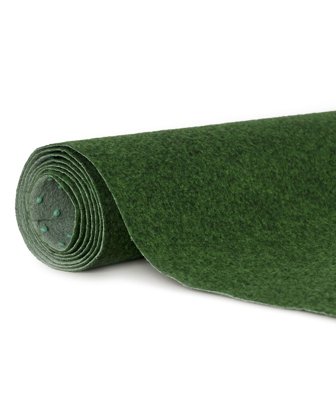 Kunstrasen / Matte 4 mm für Balkon, Terrasse und Garten – Pemba – dunkelgrün, rutschfest, wasserdicht, Meterware