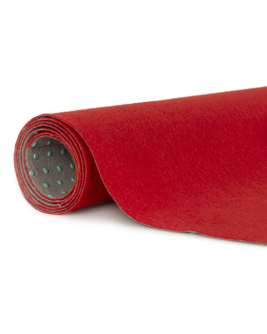 Kunstrasen / Matte 4 mm für Balkon, Terrasse und Garten – Pemba – rot, rutschfest, wasserdicht, Meterware