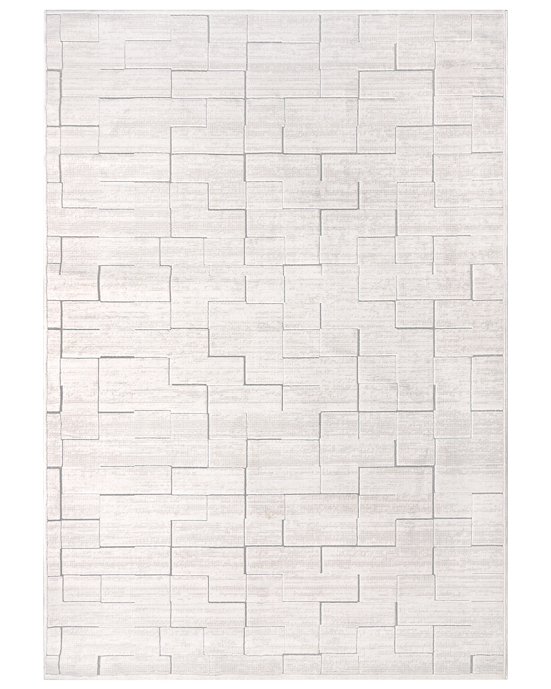 Moderner Teppich, Geometrisch - Alin Crema - cremefarben