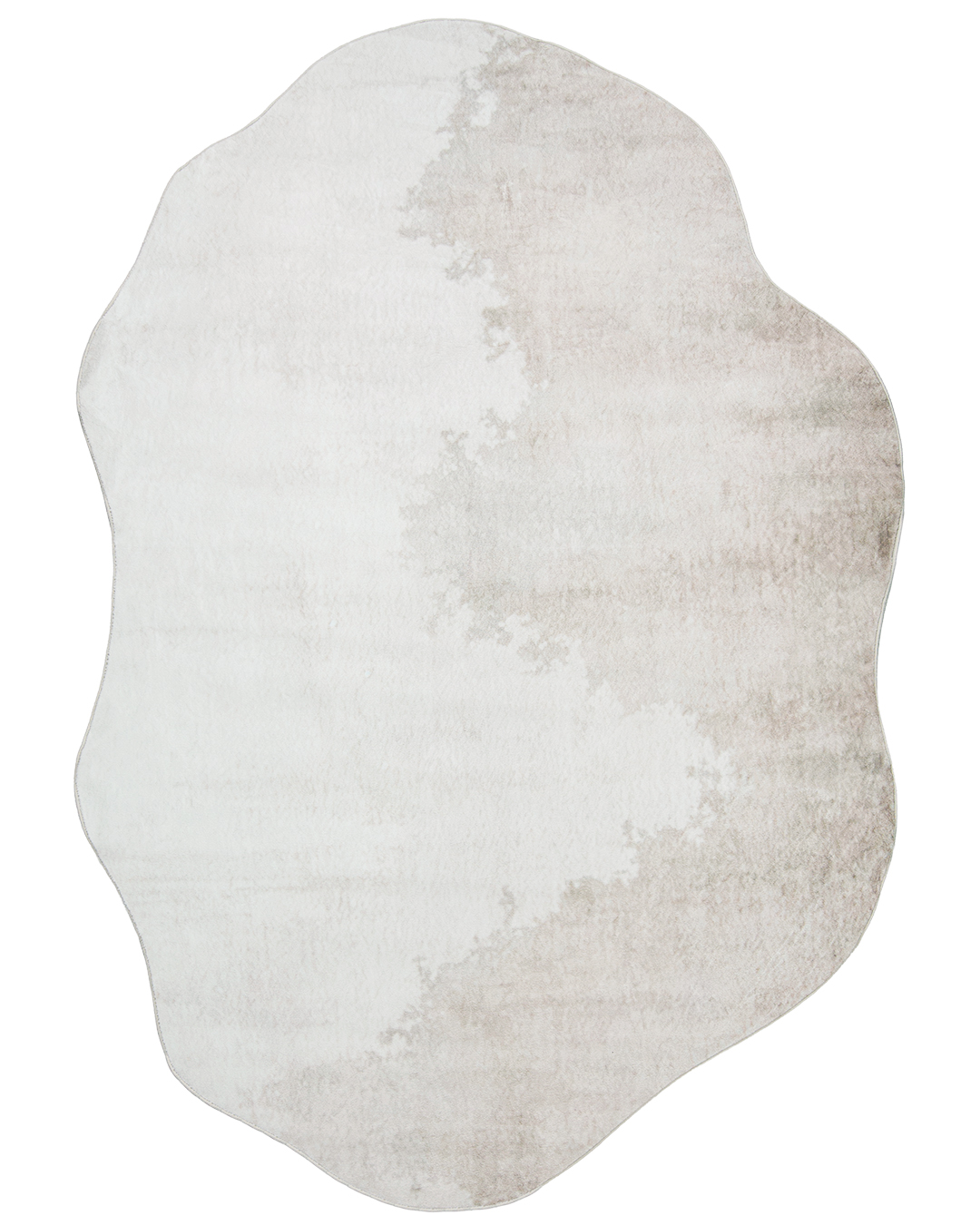 Moderner Teppich in unregelmäßiger Form - Arona Dore - beige, abstrakt