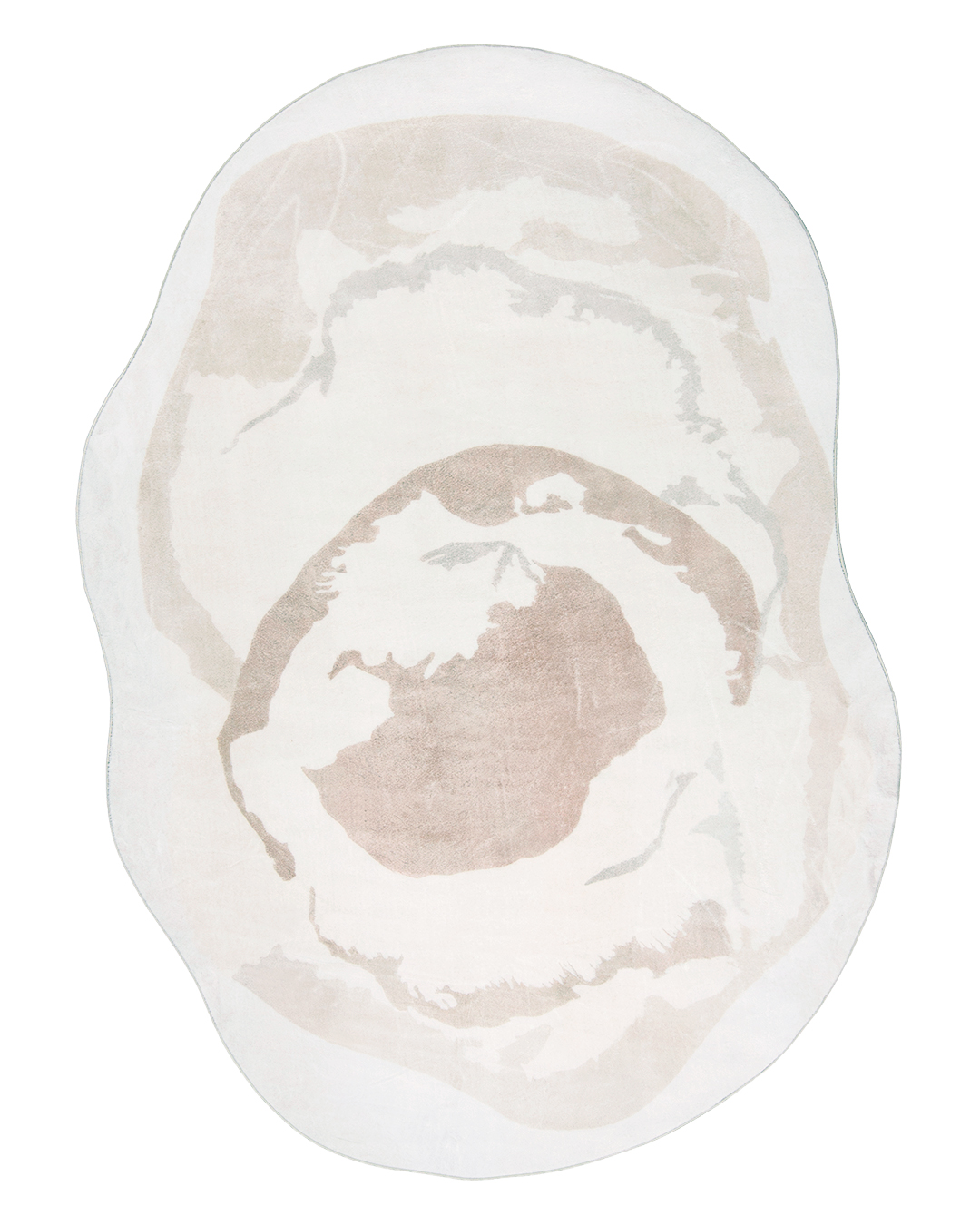 Moderner Teppich, Unregelmäßig - Bova Nello - weiß, beige, abstrakt