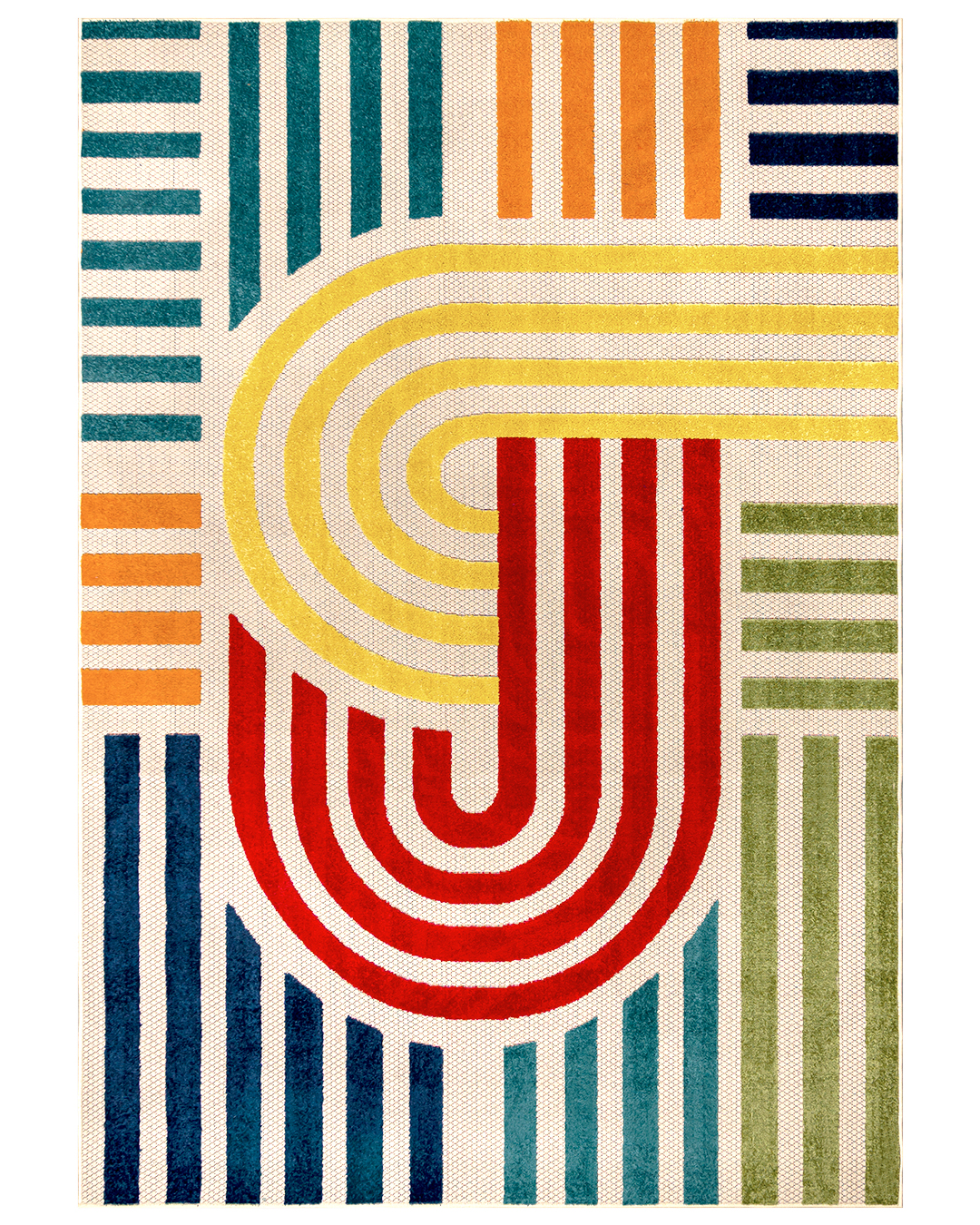 Teppich Modern, Abstrakt - Fano Estate - mehrfarbig