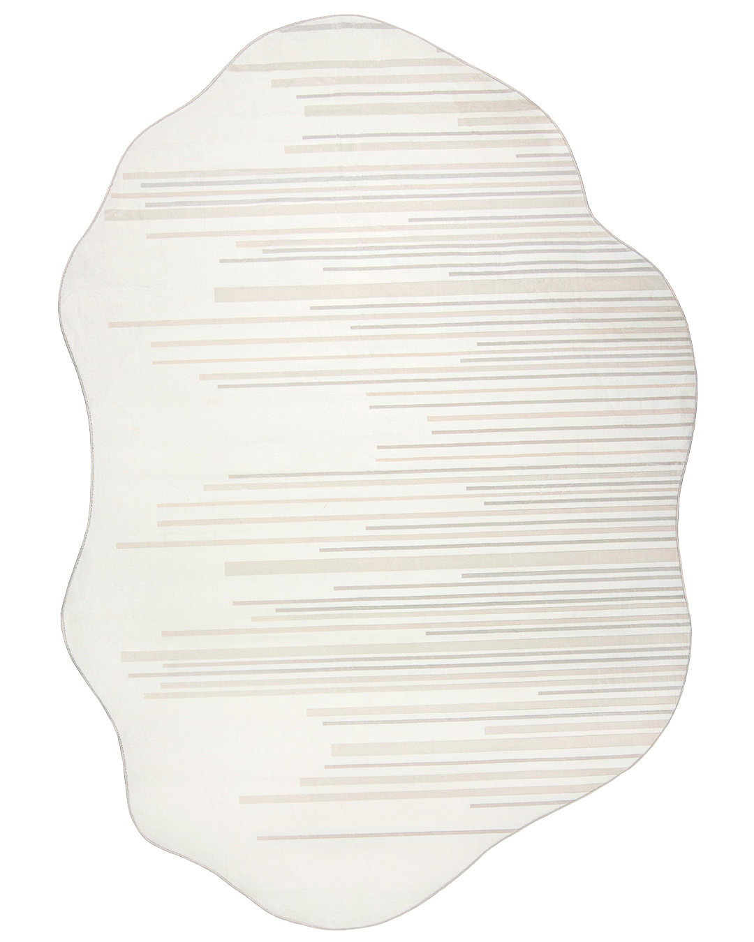 Moderner Teppich, Unregelmäßig - Mirano Zela - creme, beige, abstrakt