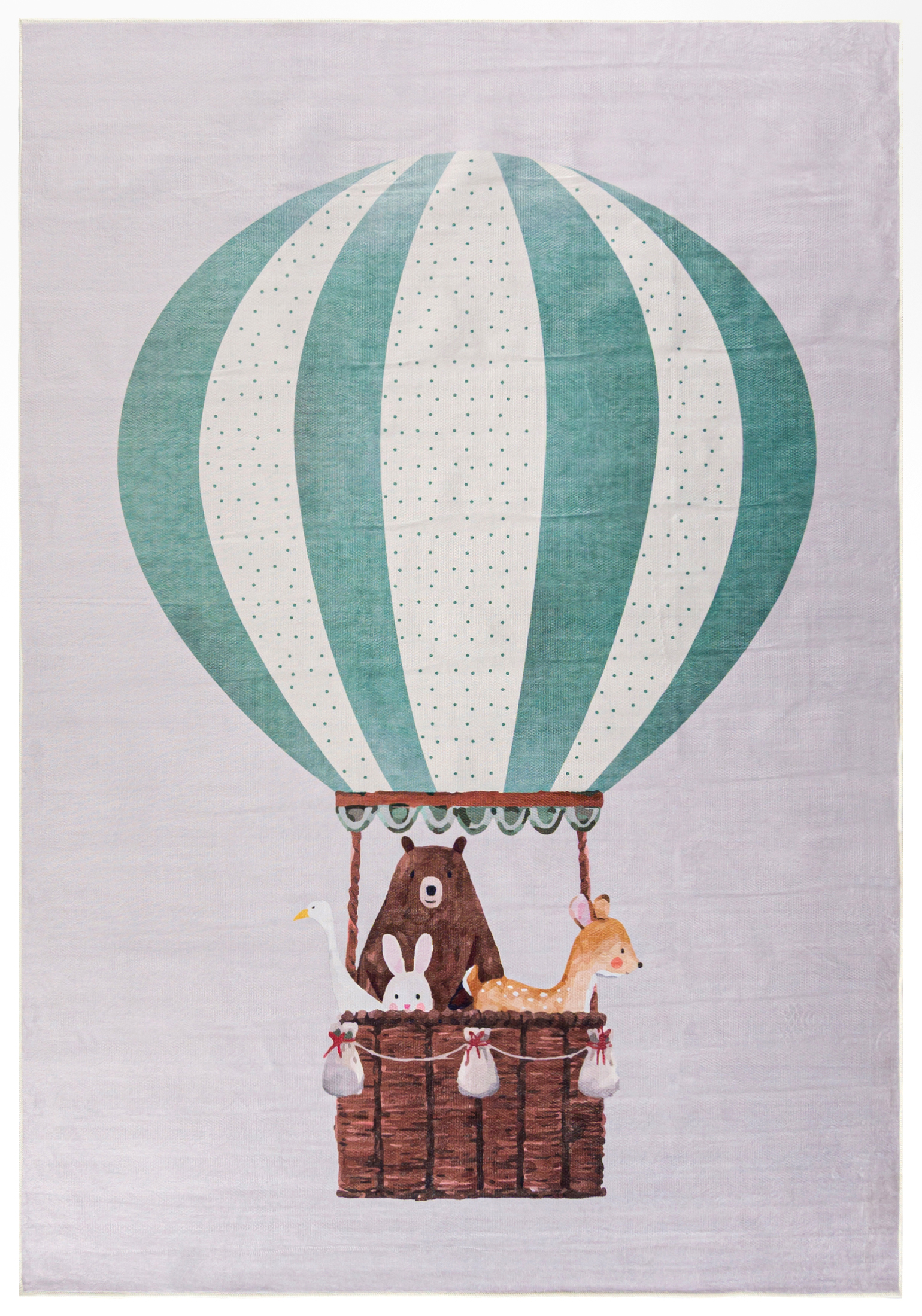 Kinderteppich - Bello Vento Verde - Ballon, grün