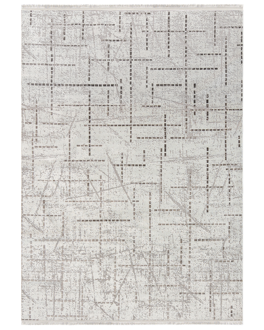 Moderner Teppich - Bari Nodo Beige - beige, grau