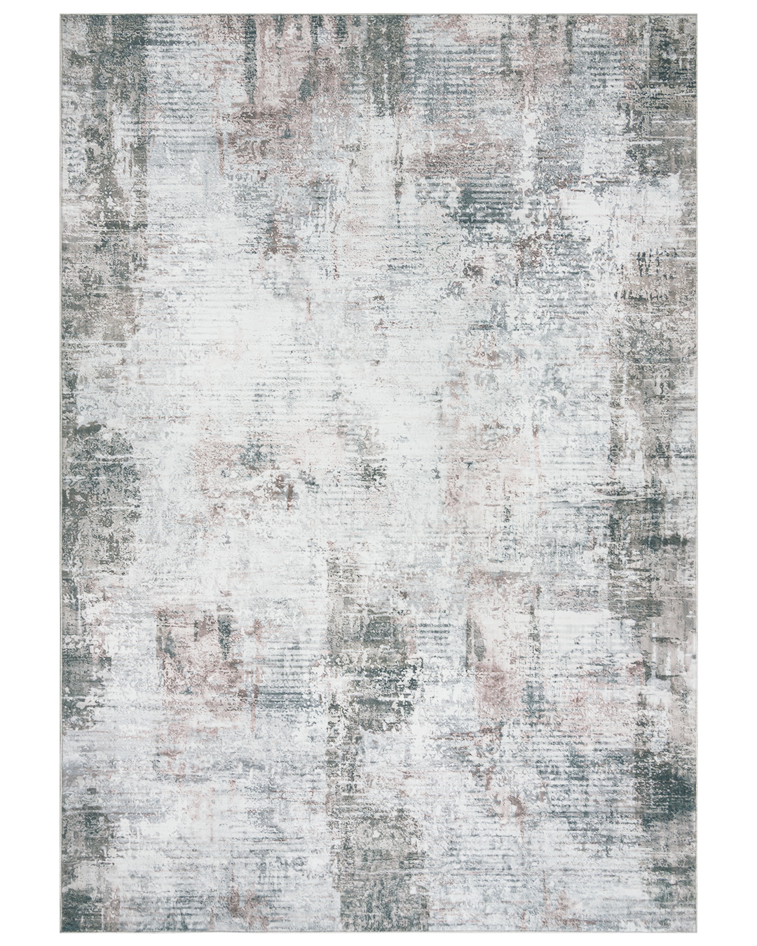 Moderner Teppich - Vic Taupe - grau, mit abstraktem Muster