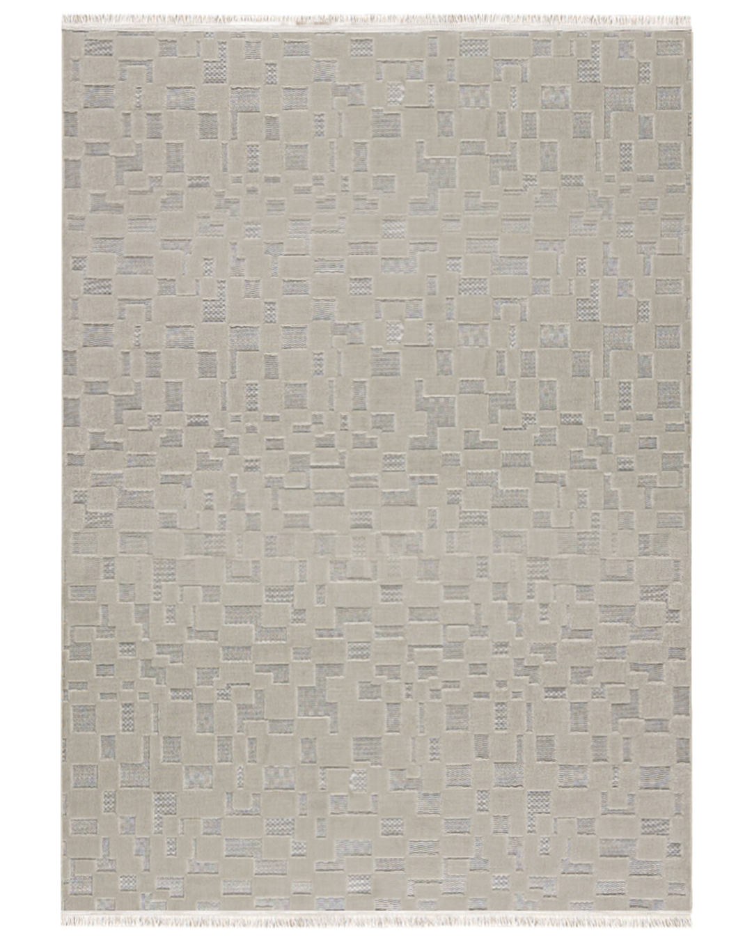 Moderner Teppich mit Fransen - Sora Volo Beige - beige