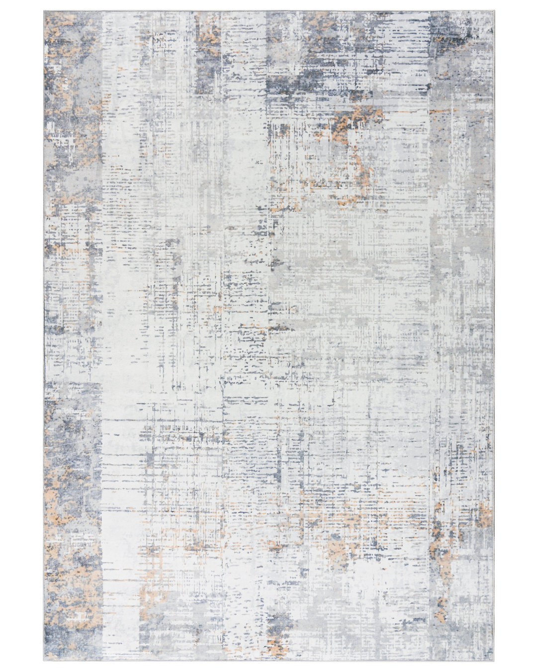 Moderner abstrakter Teppich – Terni Gesso – blau, grau