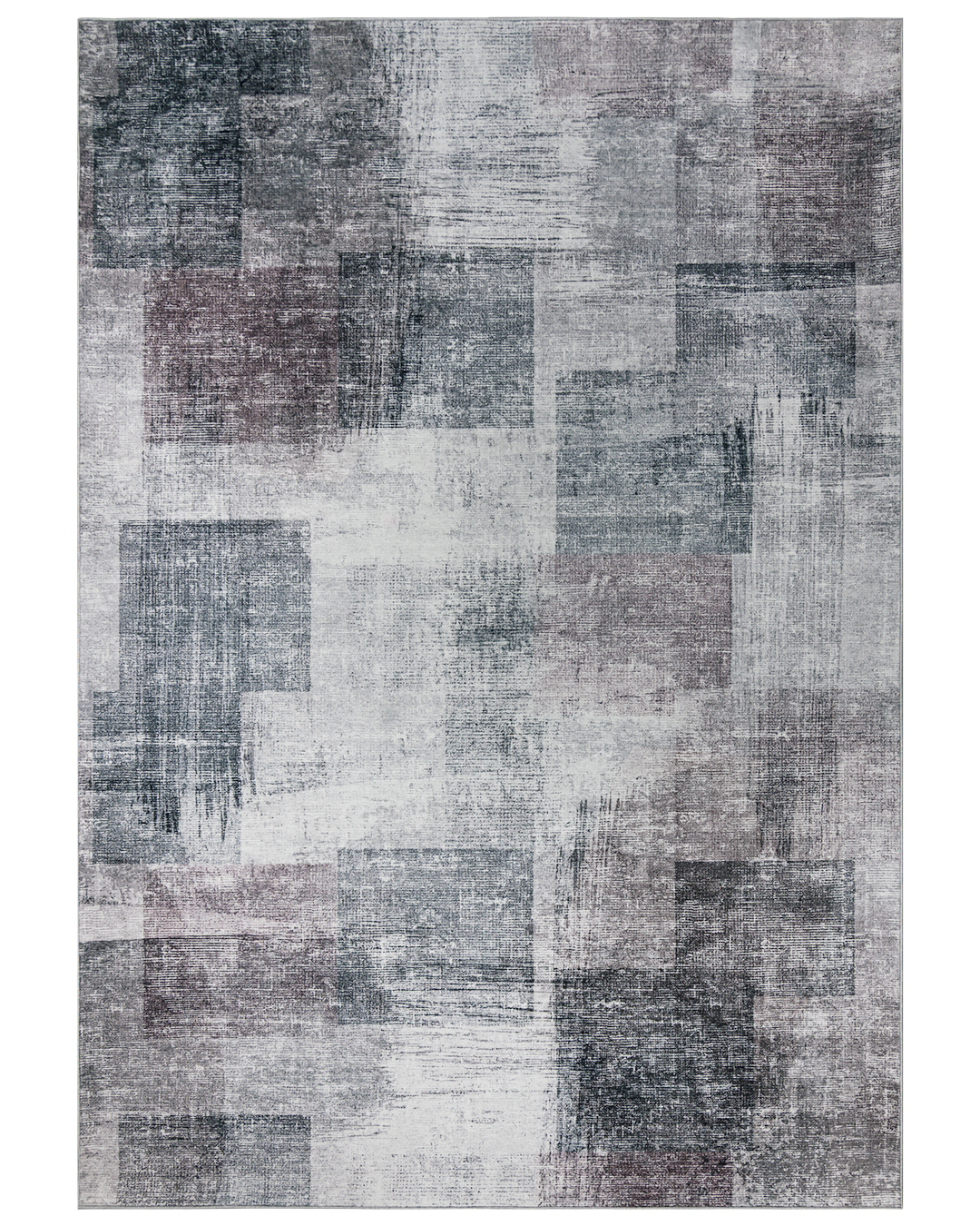 Moderner Teppich - Vic Negro - grau, mit geometrischem Muster