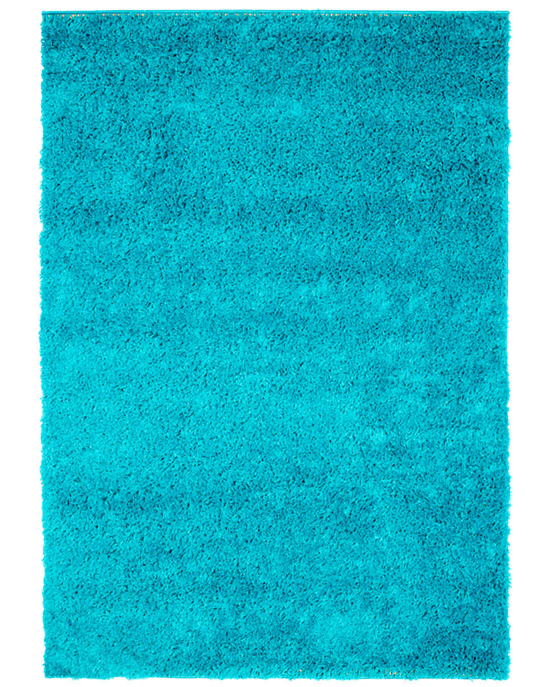 Moderner Shaggy-Teppich – Unito Turchese – turkis, einfarbig