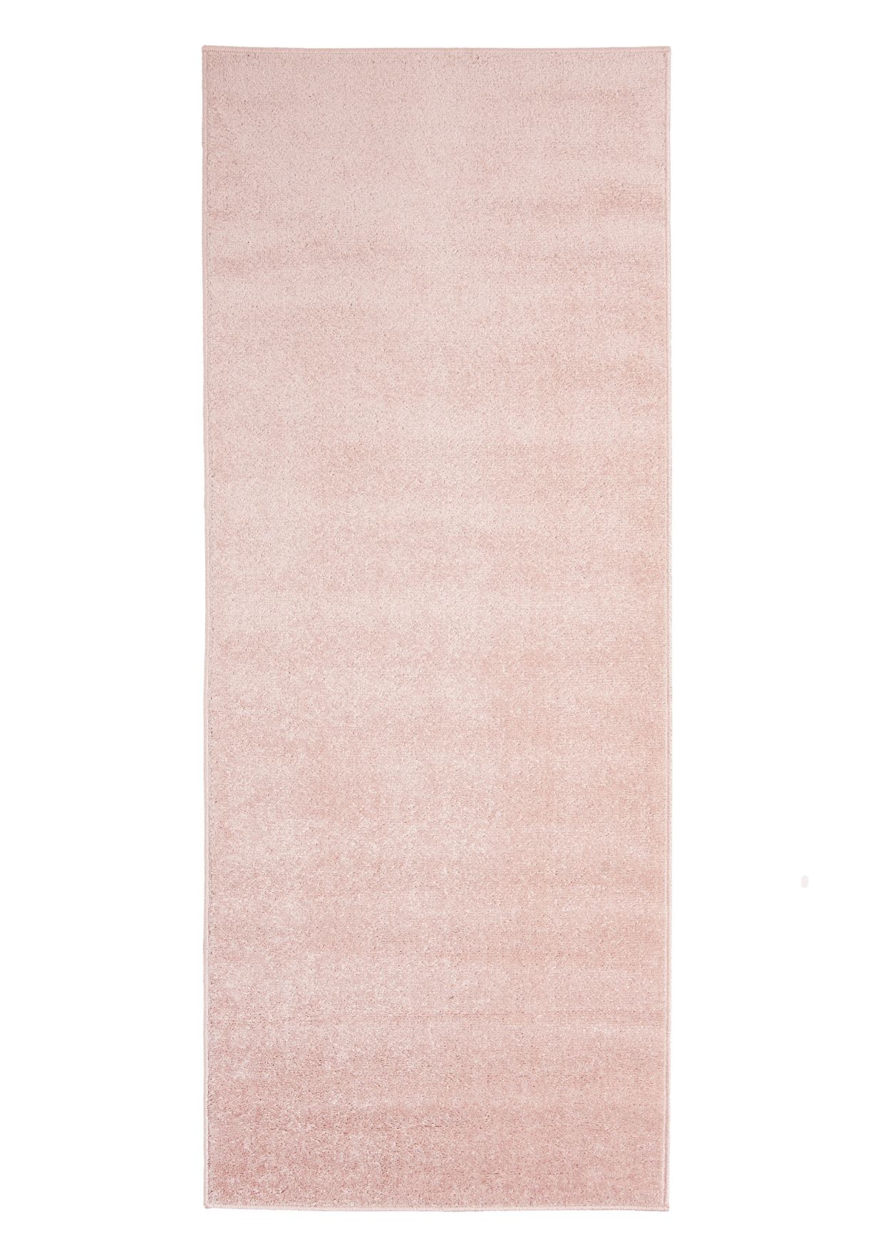 Teppichläufer Modern Rosa Einfarbig P113A SPRING