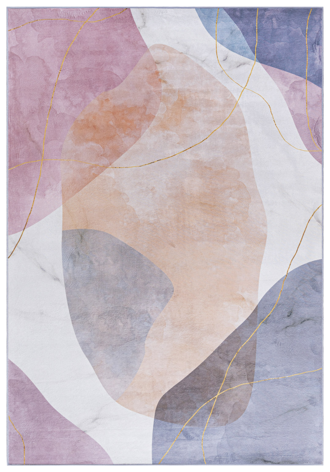 Teppich Modern Beige / Creme Rosa Abstrakt C_004 FLANNEL - modern, abstrakt, beige, cremefarben, rosa