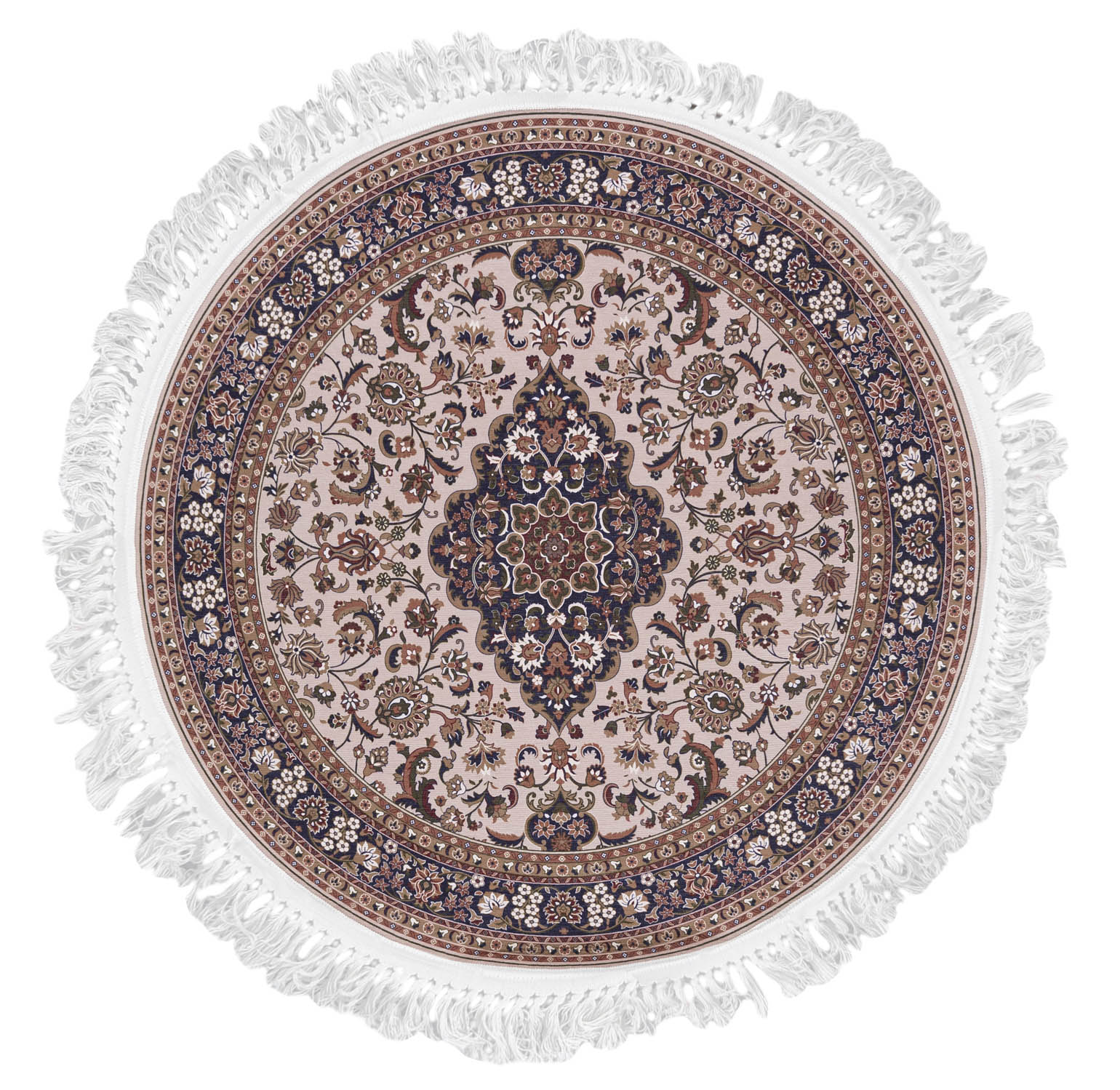Teppich Rund Orientalisch Braun Vintage / Shabby JZ_275 ANKARA - Vintage, braun