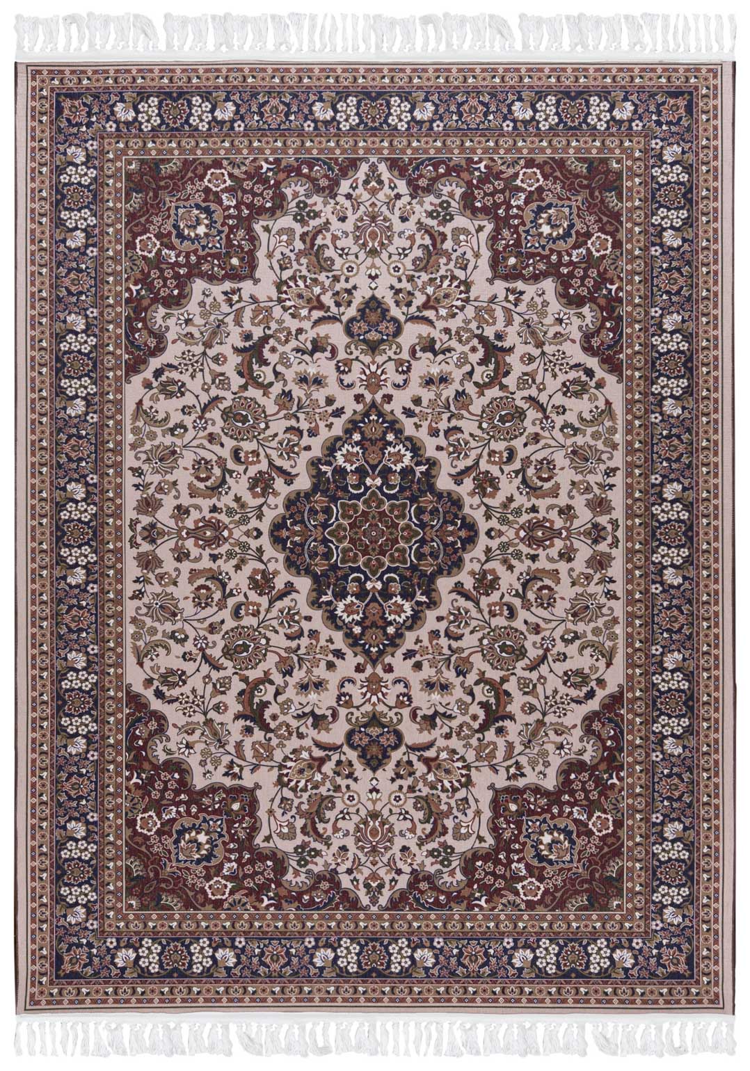 Teppich Orientalisch Braun Vintage / Shabby JZ_275 ANKARA - Rahmen, braun