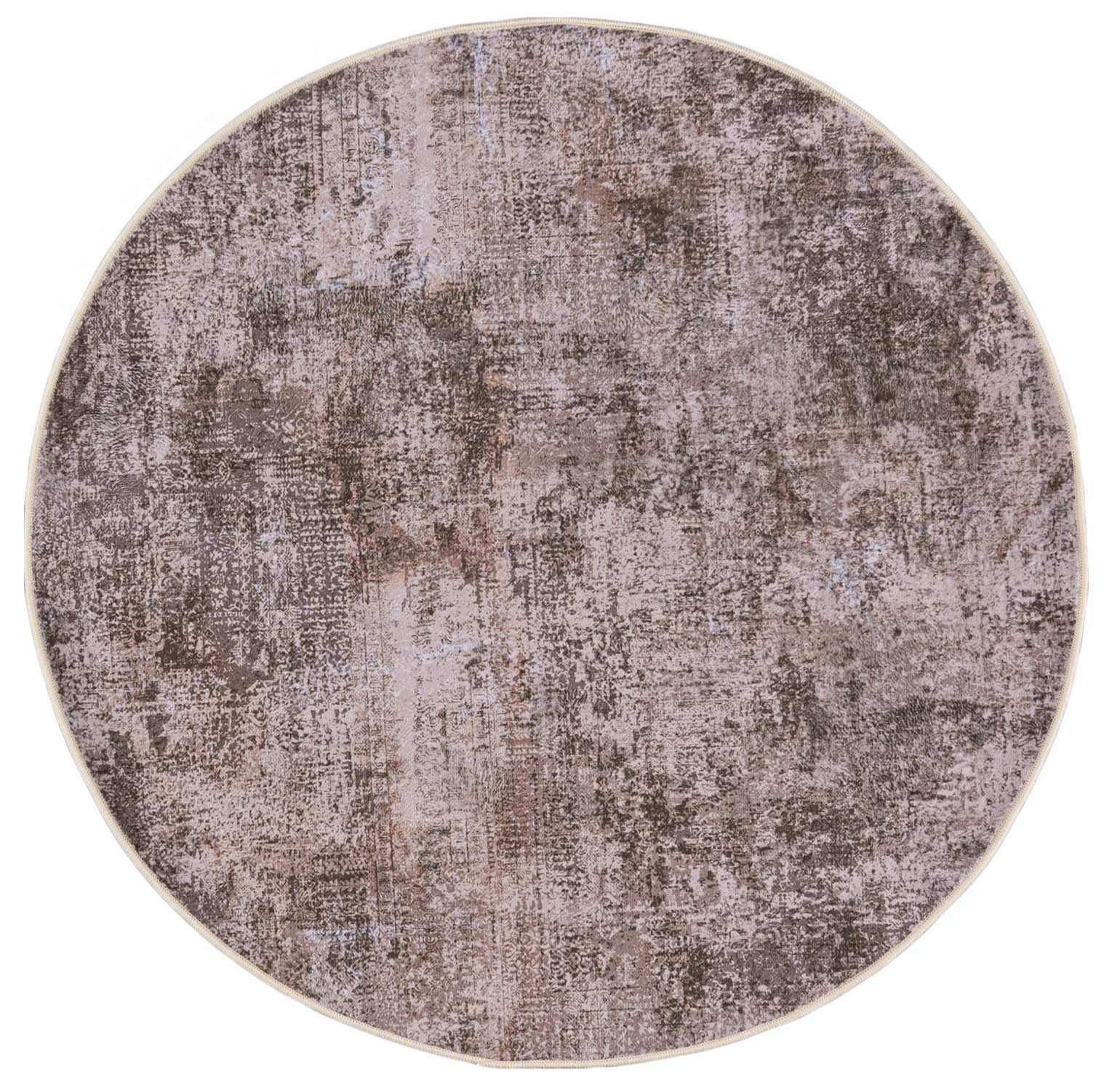 Teppich Modern Beige / Creme Braun Abstrakt Einfarbig SOLID HUDSON - abstrakt, beige, braun, cremefarben