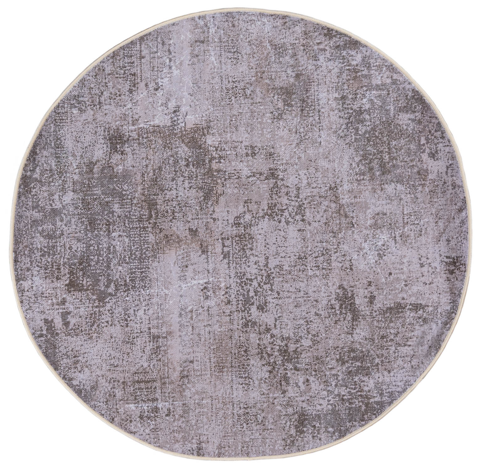 Teppich Modern Beige / Creme Grau Abstrakt Einfarbig SOLID HUDSON - abstrakt, beige, graphit, cremefarben, grau