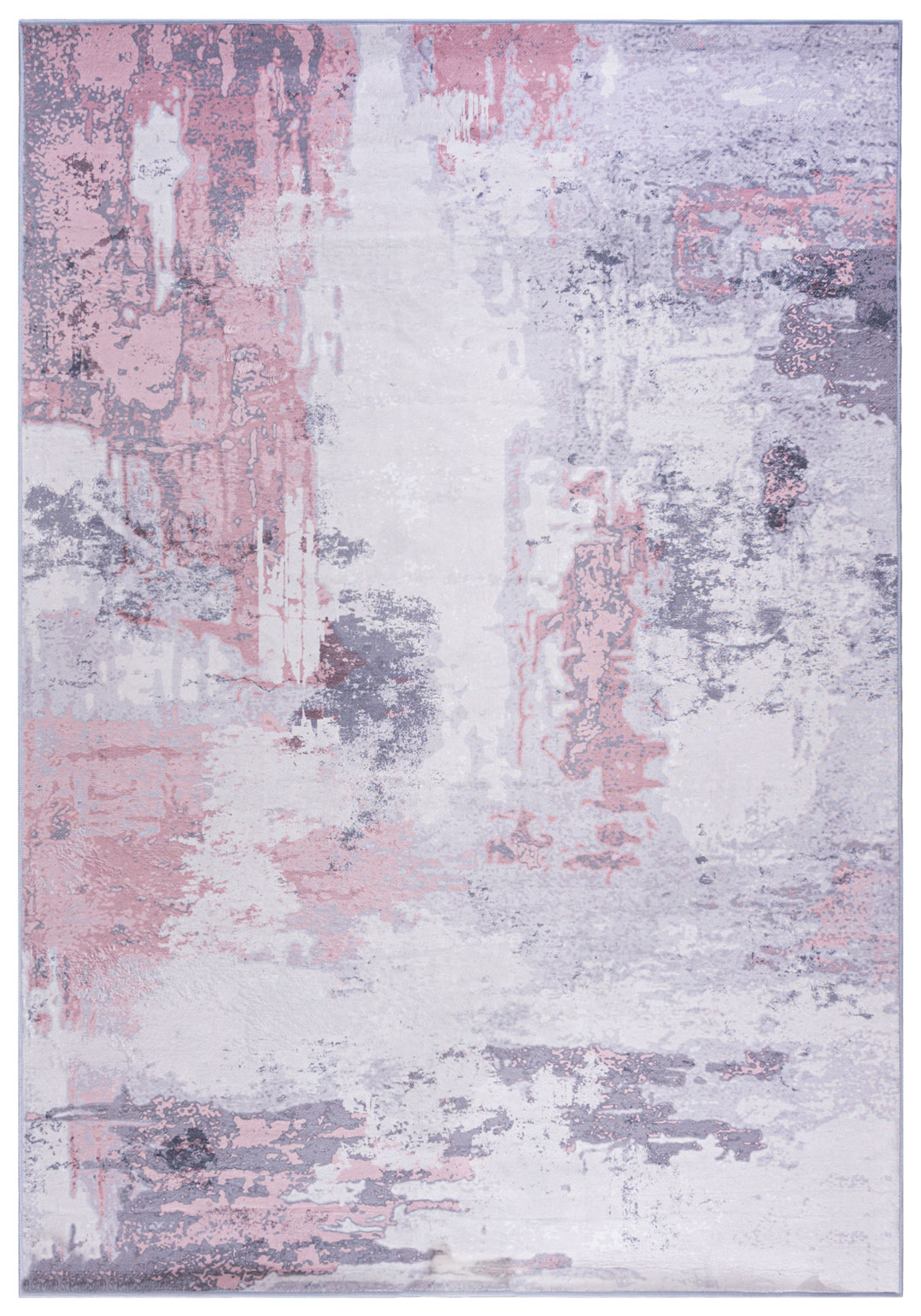 Teppich Modern Beige / Creme Rosa Abstrakt MRD_395 FLANNEL