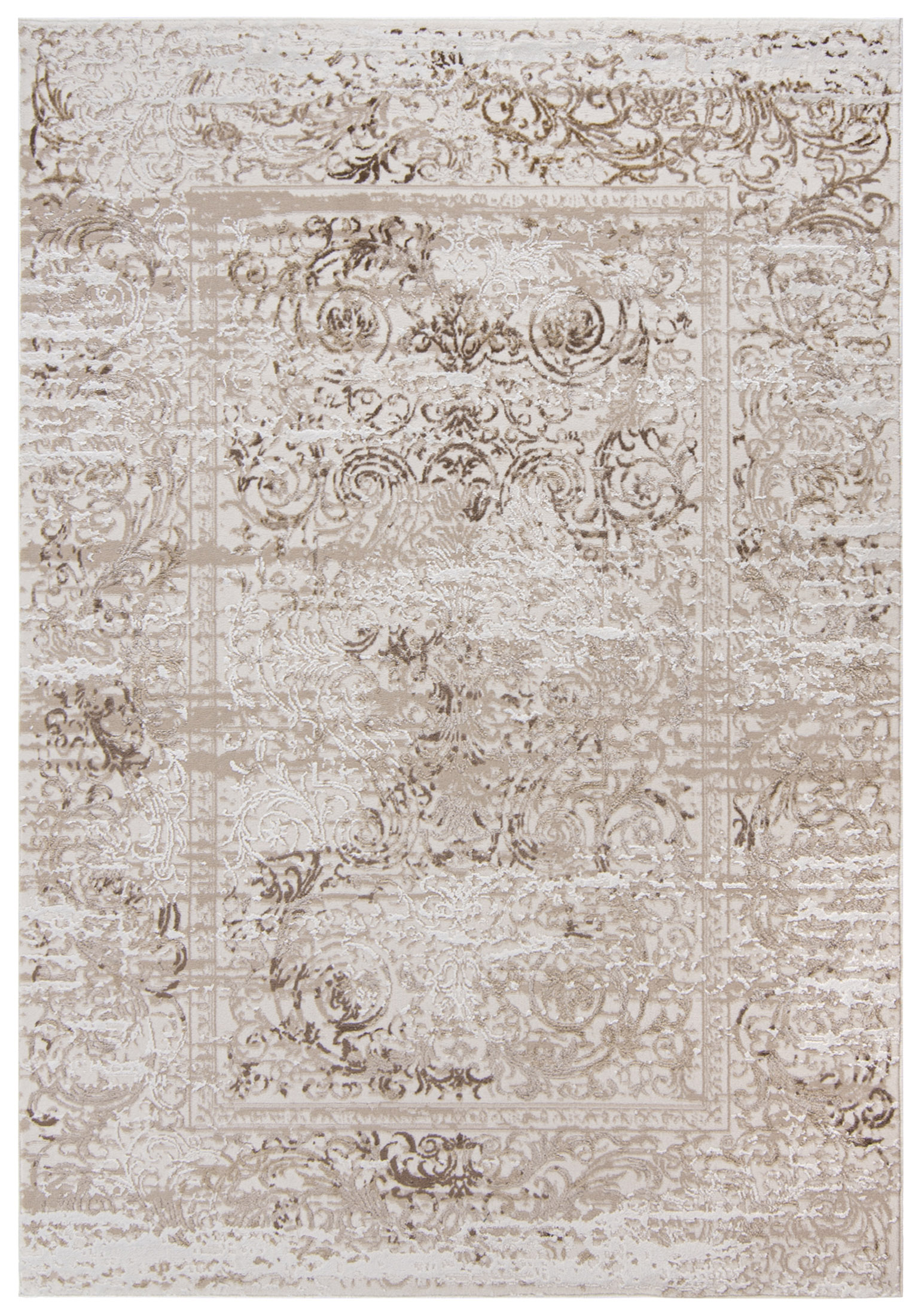 Teppich Orientalisch Beige / Creme Vintage / Shabby TY97A HERA