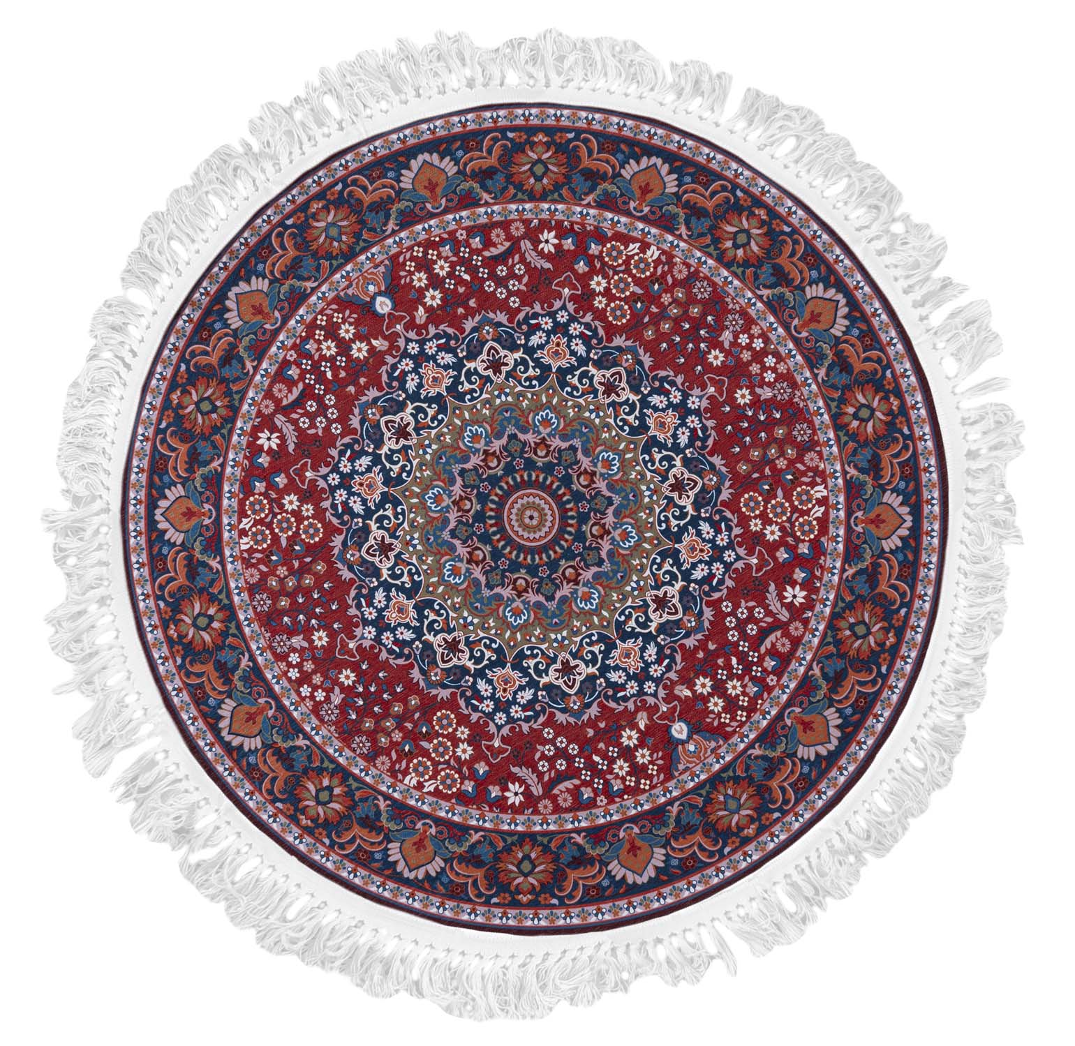 Teppich Rund Orientalisch Rot Vintage / Shabby JZ_867 ANKARA - Vintage, rot