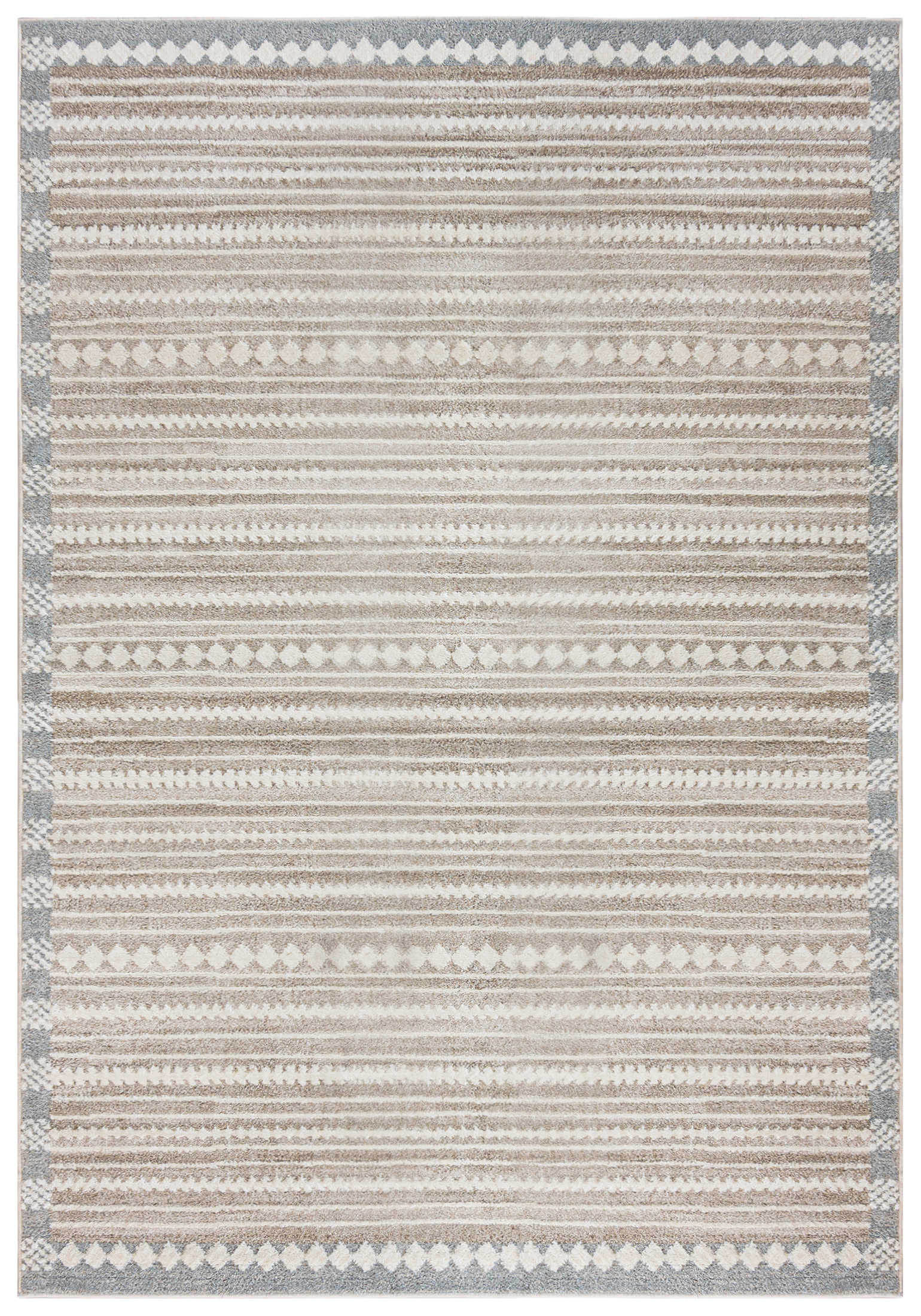 Moderner Teppich – Lodi Lipari – beige, grau