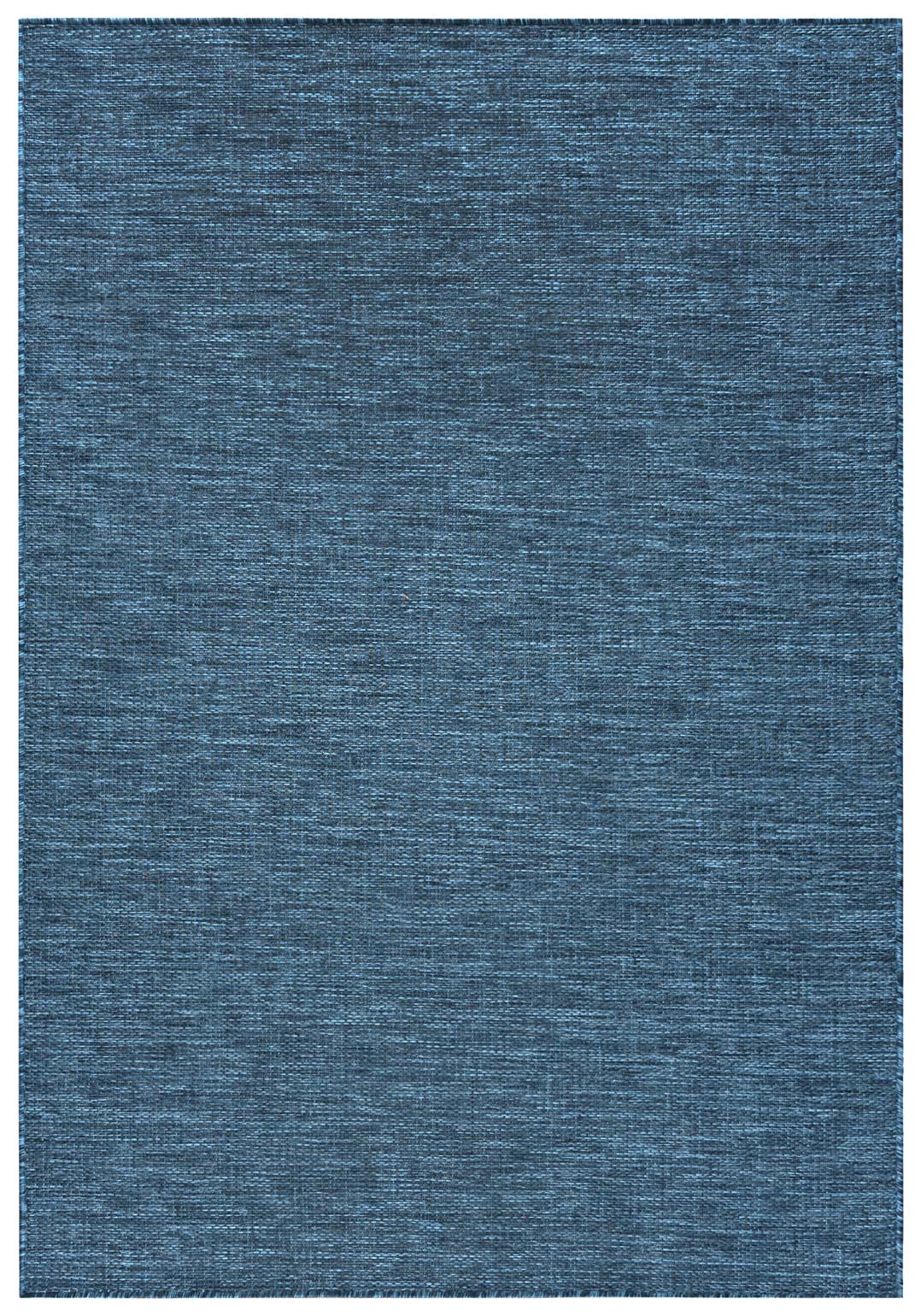 Teppich In- Outdoor Blau Einfarbig 6365A VERANDA , wasserdicht, auf die Terrasse, den Balkon