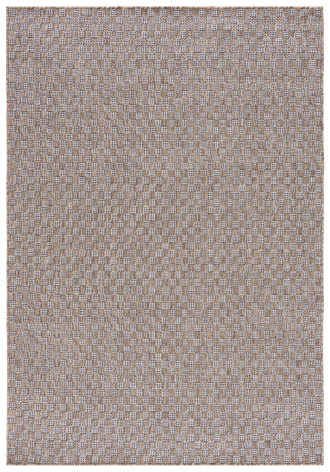 Teppich In- Outdoor Braun Einfarbig KM26A VERANDA , wasserdicht, auf die Terrasse, den Balkon