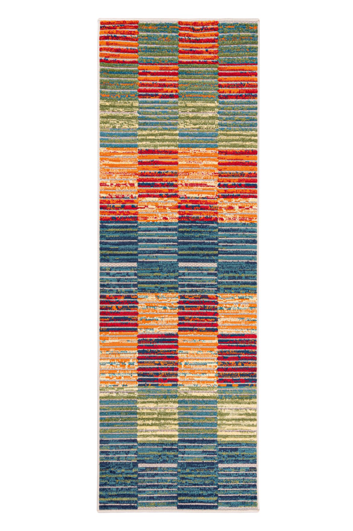 Teppichläufer In- Outdoor Multicolor Geometrisch ED24A AVENTURA , wasserdicht