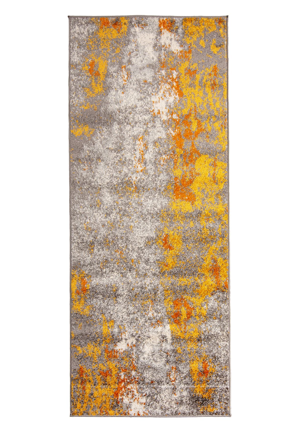 Teppichläufer Modern Orange Grau Abstrakt H172A SPRING