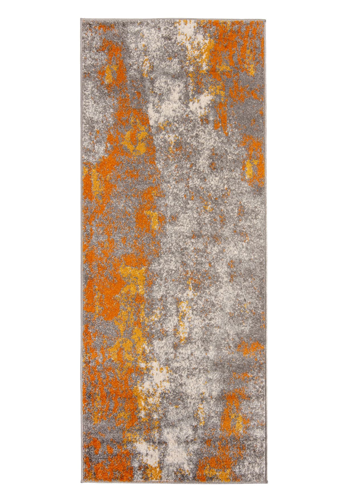 Teppichläufer Modern Orange Grau Abstrakt H172A SPRING